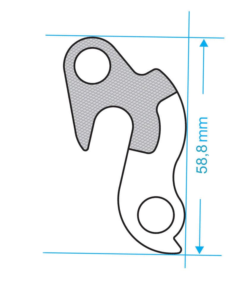 SCOTT # 206376 Contessa CX Cross Metrix Speedster Rear Gear Mech Hanger CC024